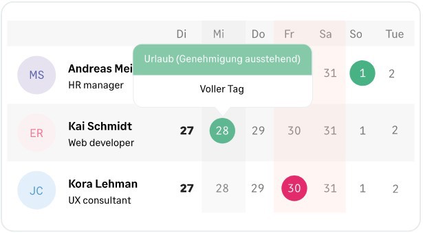 sage abwesenheitsmanagement