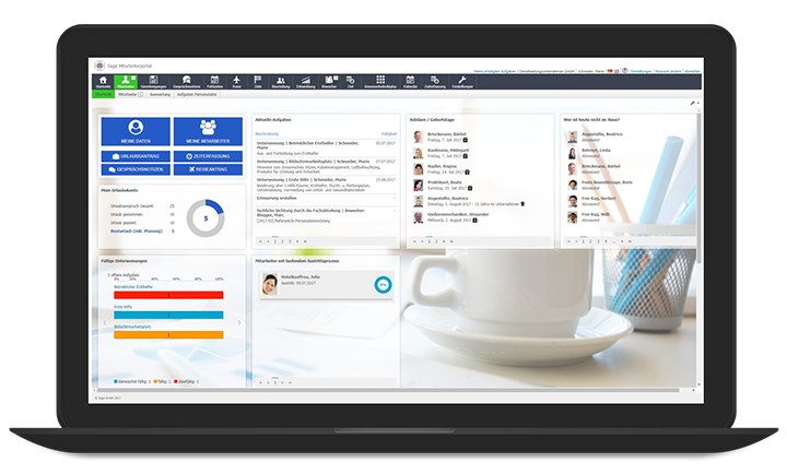 sage hr suite mitarbeiterportal